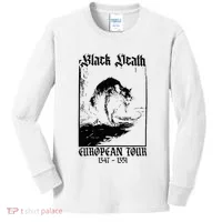 Black Death European Kids Long Sleeve Shirt thumb 0