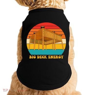 Big Deck Energy Funny Retro Vintage Doggie Tank