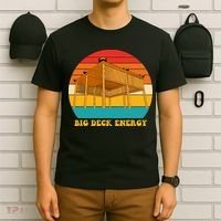 Big Deck Energy Funny Retro Vintage T-Shirt thumb 6