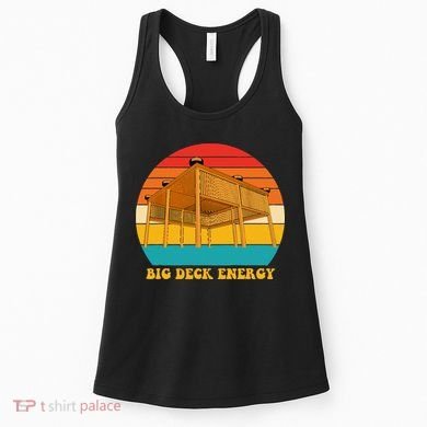 Big Deck Energy Funny Retro Vintage Women's Tank Top