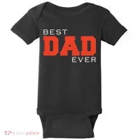 Best Dad Ever Baby Bodysuit thumb 0