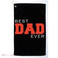 Best Dad Ever Golf Towel thumb 0