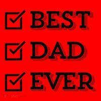 Best Dad Ever Gift For Dad From Daughter Sons Graphic Santa Hat thumb 1