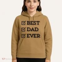 Best Dad Ever Gift For Dad From Daughter Sons Graphic Hoodie thumb 5