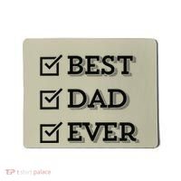 Best Dad Ever Gift For Dad From Daughter Sons Graphic Mousepad thumb 0