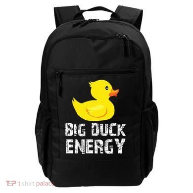 Big Duck Energy Yellow Rubber Duck Design Backpack
