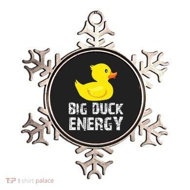 Big Duck Energy Yellow Rubber Duck Design Ornament