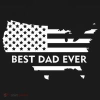 Best Dad Ever Patriot USA Flag Backpack thumb 2