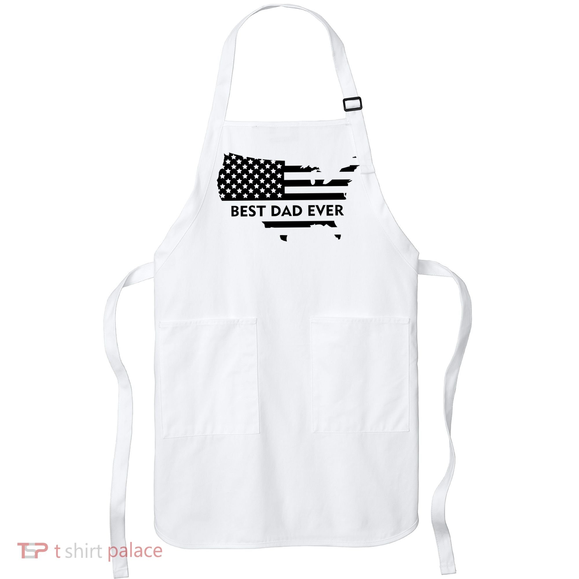 Best Dad Ever Patriot USA Flag Apron