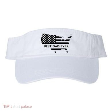 Best Dad Ever Patriot USA Flag Visor