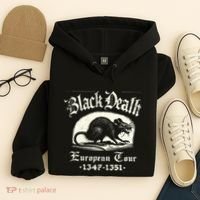 Black Death European Plague Rat Medieval History Hoodie thumb 4