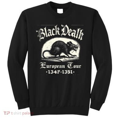 Black Death European Plague Rat Medieval History Sweatshirt