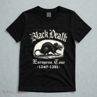 Black Death European Plague Rat Medieval History T-Shirt thumb 5
