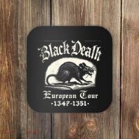 Black Death European Plague Rat Medieval History Coaster thumb 0
