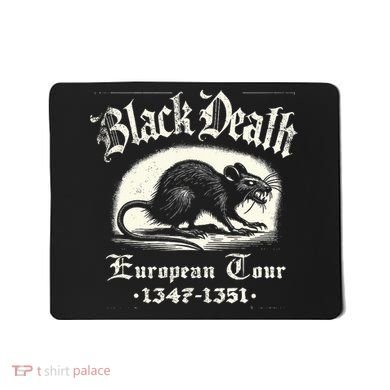 Black Death European Plague Rat Medieval History Mousepad