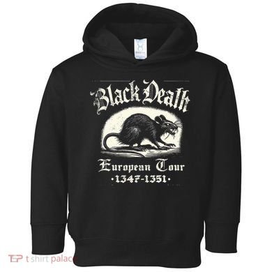 Black Death European Plague Rat Medieval History Toddler Hoodie