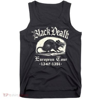 Black Death European Plague Rat Medieval History Tank Top