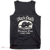 Black Death European Plague Rat Medieval History Tank Top thumb 0