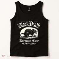 Black Death European Plague Rat Medieval History Tank Top thumb 2