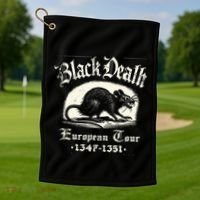 Black Death European Plague Rat Medieval History Golf Towel thumb 1