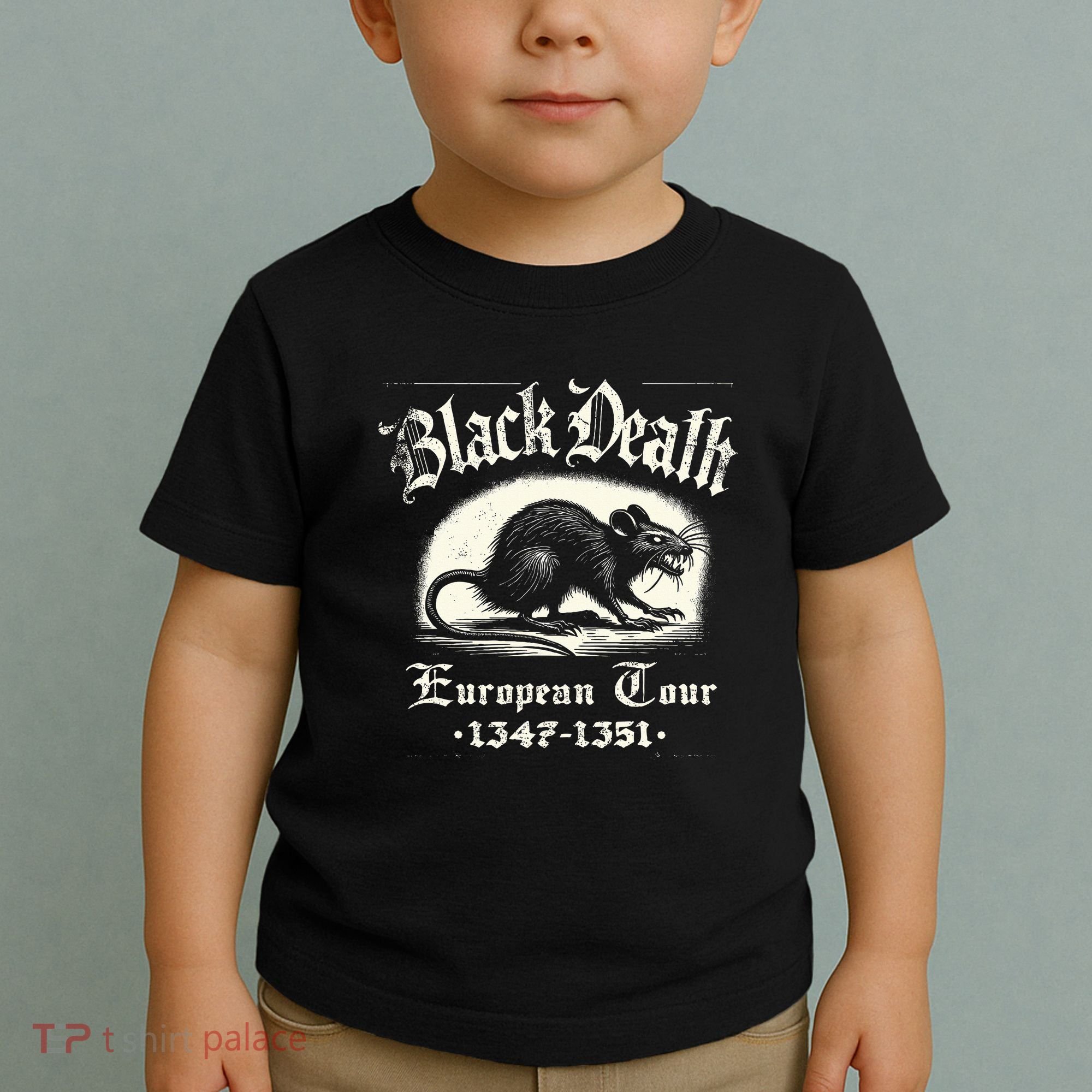 Black Death European Plague Rat Medieval History Toddler T-Shirt
