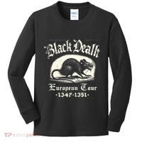 Black Death European Plague Rat Medieval History Kids Long Sleeve Shirt thumb 0