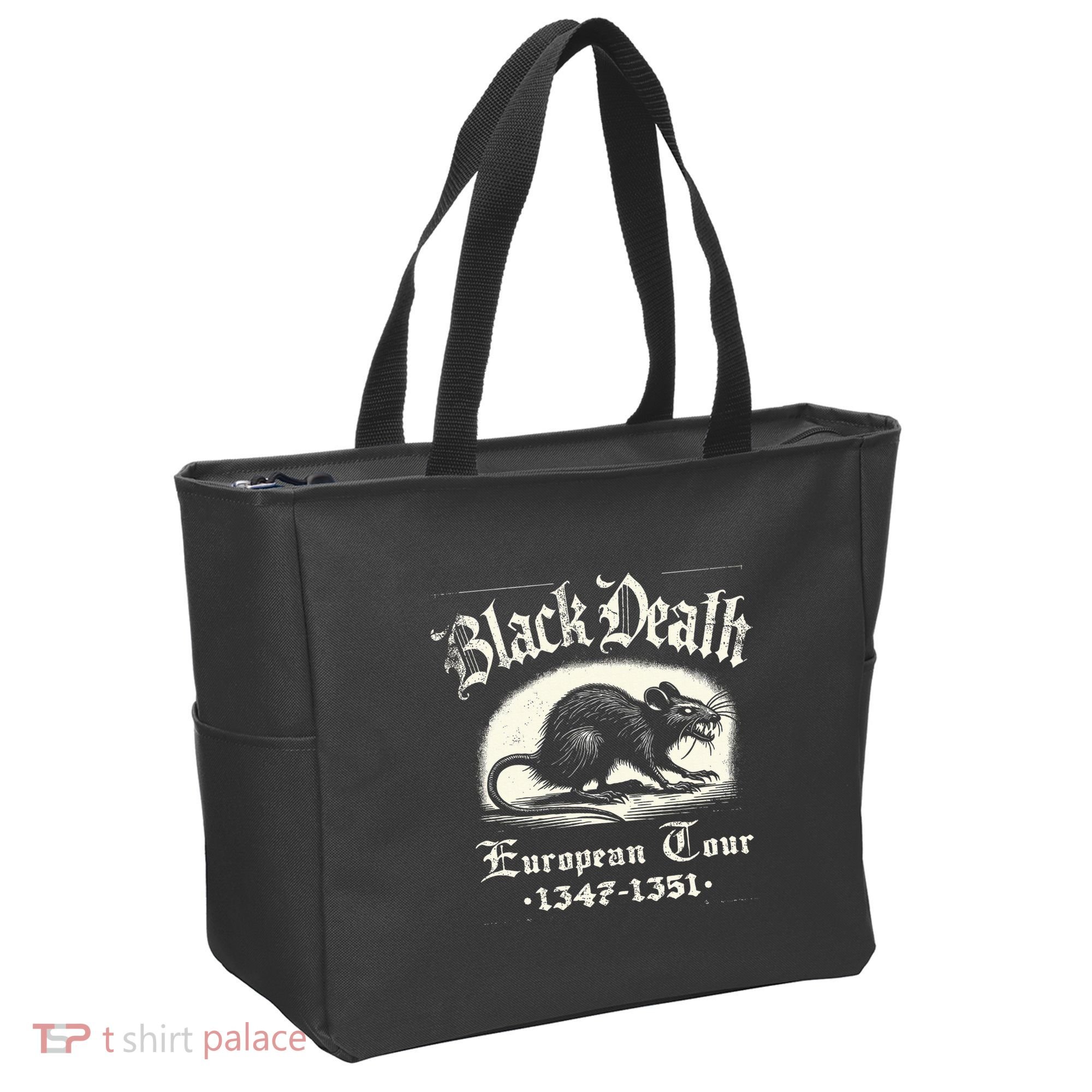 Black Death European Plague Rat Medieval History Tote Bag