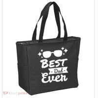 Best Dad Ever Cool Fathers Day Gift Tote Bag thumb 2