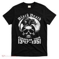 Black Death European Tour Plague Rat Medieval History T-Shirt thumb 0