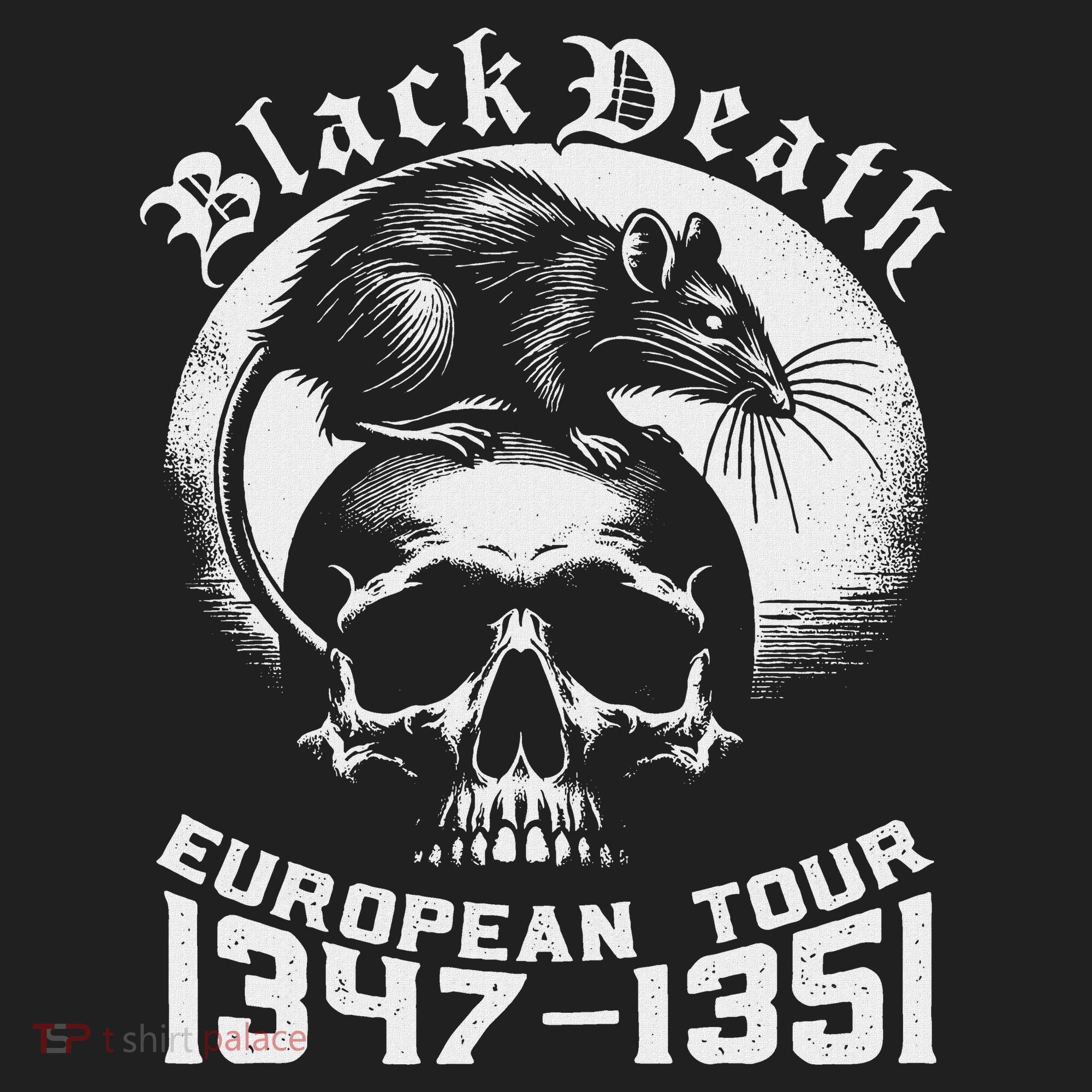 Black Death European Tour Plague Rat Medieval History Beanie
