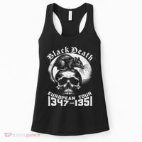 Black Death European Tour Plague Rat Medieval History Women's Tank Top thumb 0