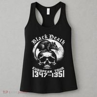 Black Death European Tour Plague Rat Medieval History Women's Tank Top thumb 3