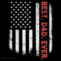 Best Dad Ever With US American Flag Gift For Fathers Day Coffee Mug thumb 5