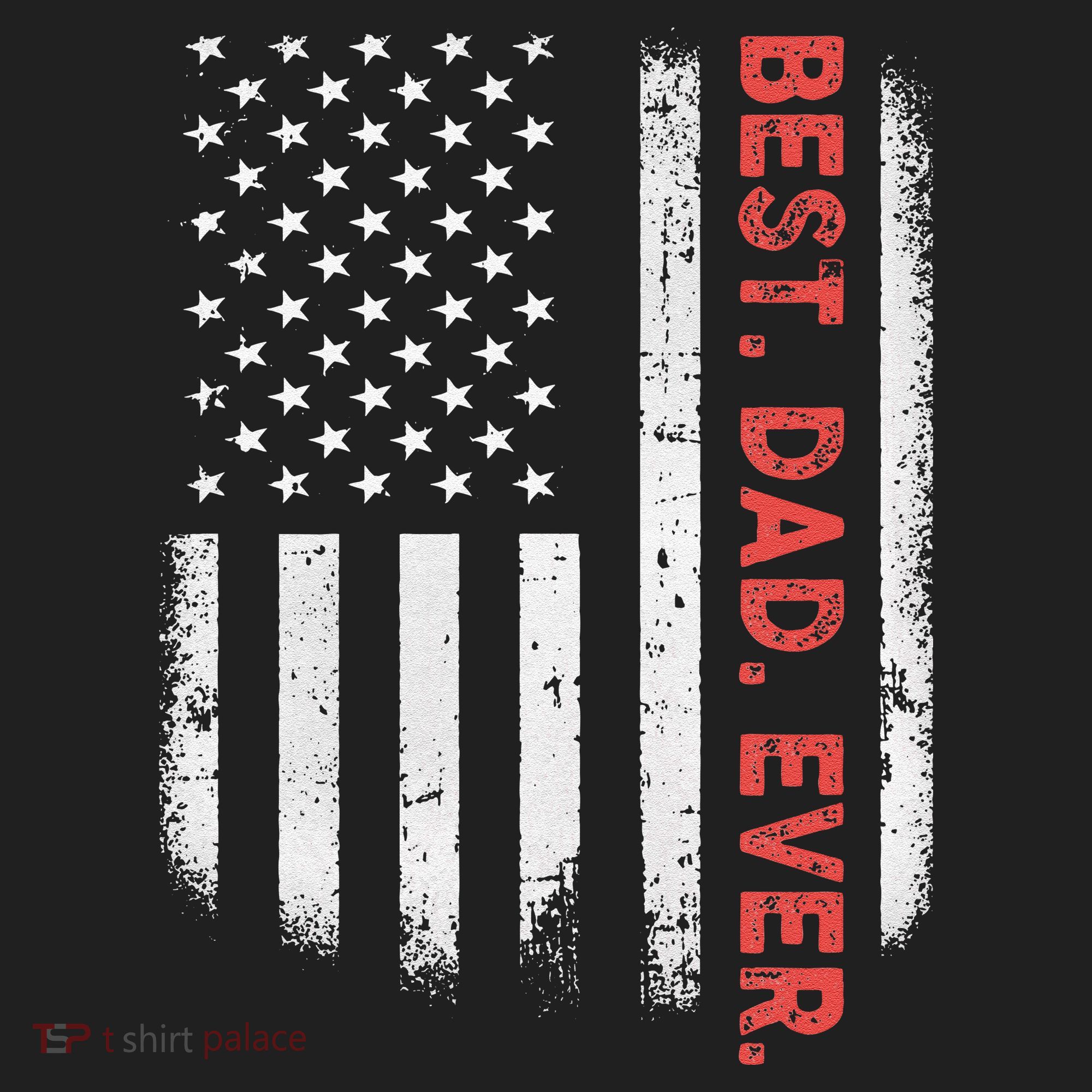 Best Dad Ever With US American Flag Gift For Fathers Day Tumbler