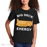 Big Deck Energy Backyard Deck Patio Funny Kids T-Shirt thumb 2