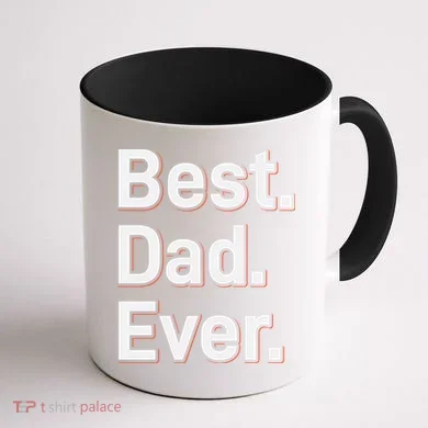 Best Dad Ever Coffee Mug back