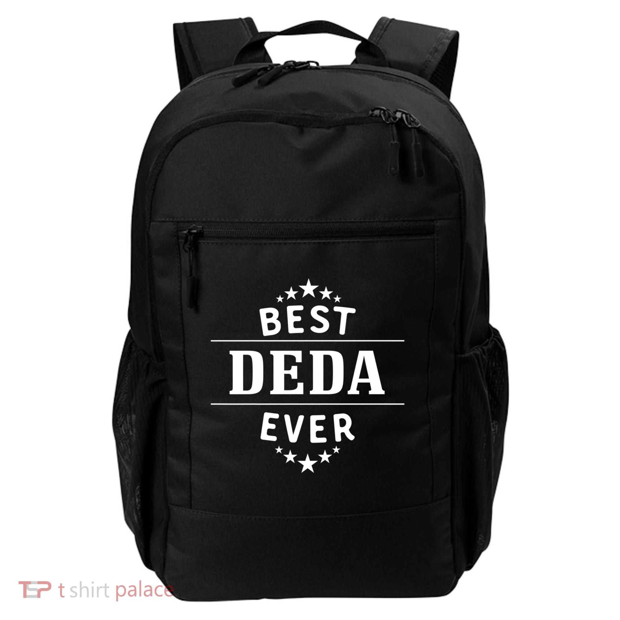 Best Deda Ever For Serbian Grandpa Gift Backpack
