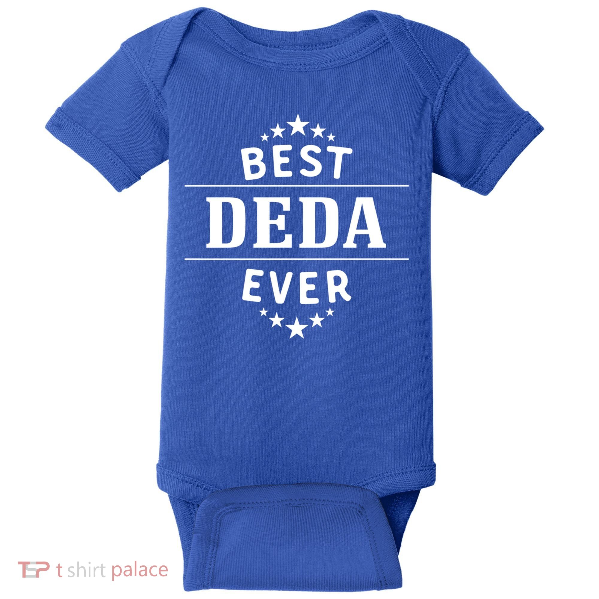 Best Deda Ever For Serbian Grandpa Gift Baby Bodysuit