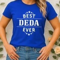 Best Deda Ever For Serbian Grandpa Gift Women's T-Shirt thumb 2