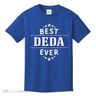 Best Deda Ever For Serbian Grandpa Gift Kids T-Shirt