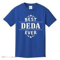 Best Deda Ever For Serbian Grandpa Gift Kids T-Shirt thumb 0
