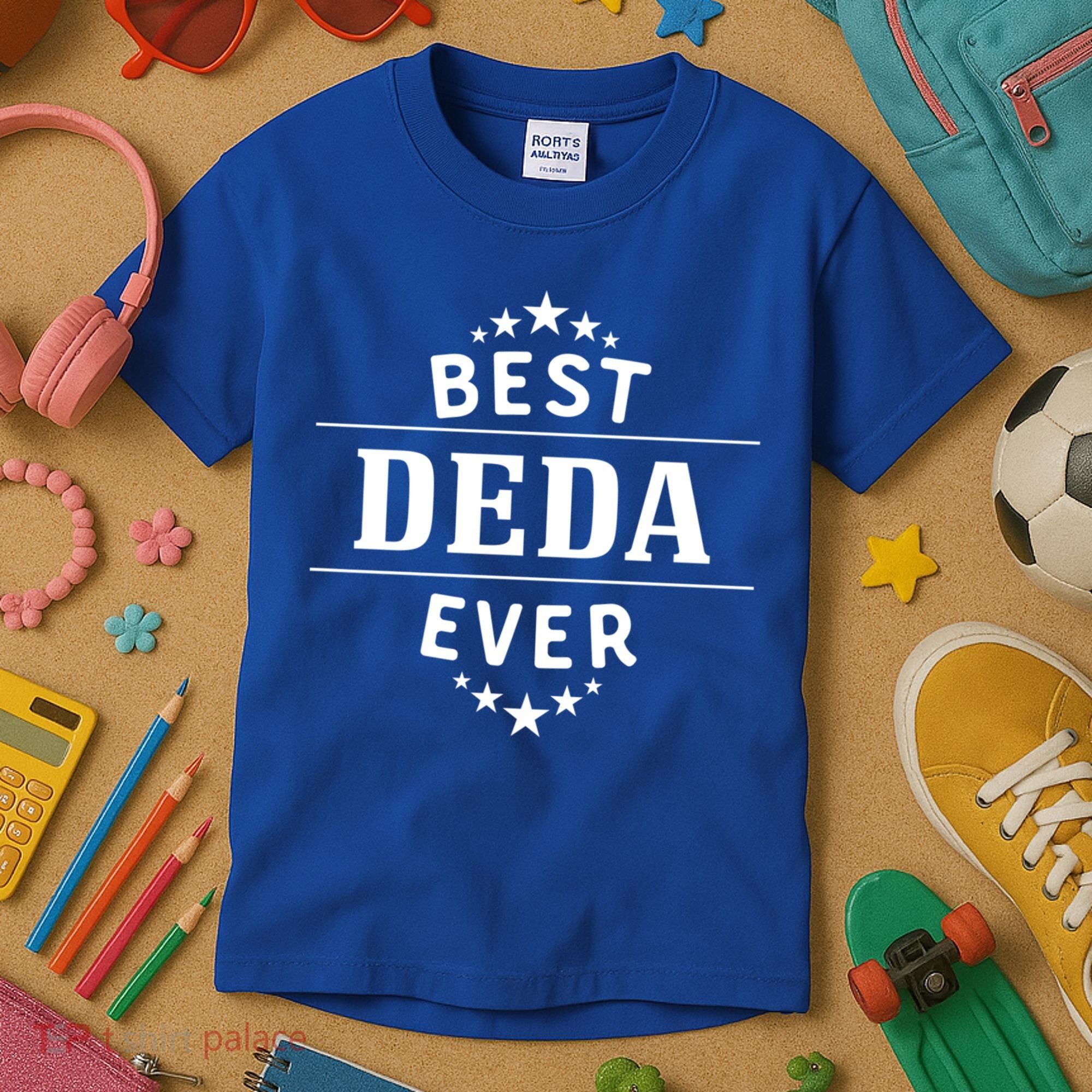 Best Deda Ever For Serbian Grandpa Gift Kids T-Shirt