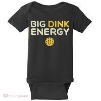 Big Dink Energy Pickleball Funny Pickle Ball Lover Baby Bodysuit thumb 0
