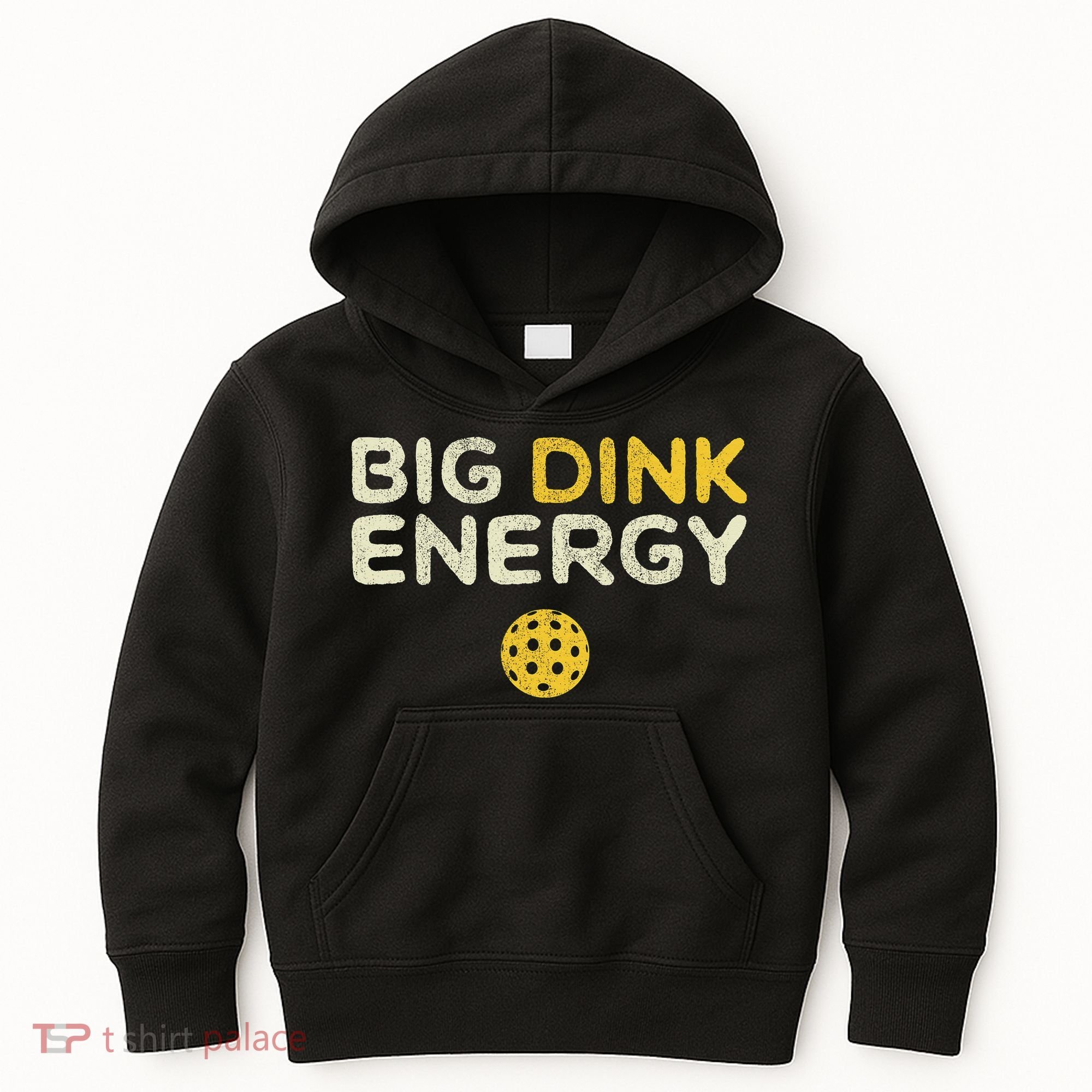 Big Dink Energy Pickleball Funny Pickle Ball Lover Kids Hoodie
