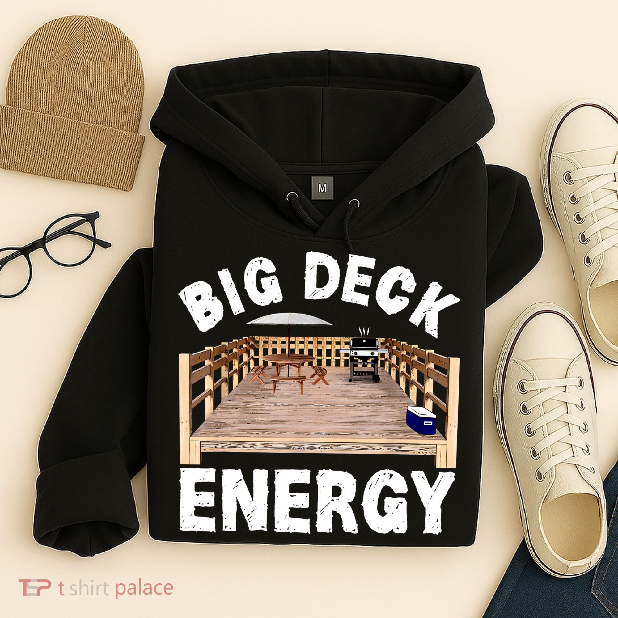 Big Deck Energy Funny Hoodie