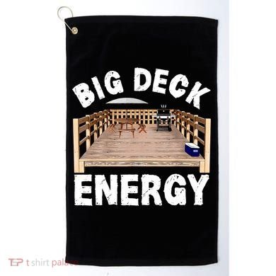 Big Deck Energy Funny Golf Towel