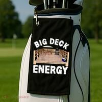 Big Deck Energy Funny Golf Towel thumb 2