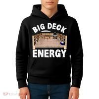 Big Deck Energy Funny Kids Hoodie thumb 4