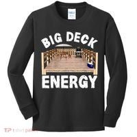 Big Deck Energy Funny Kids Long Sleeve Shirt thumb 0