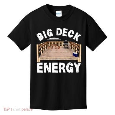Big Deck Energy Funny Kids T-Shirt